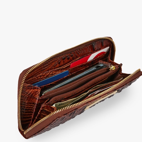 Brahmin Dayan and Suri wallet in Evergreen Kalopsia - Picture 11 of 13